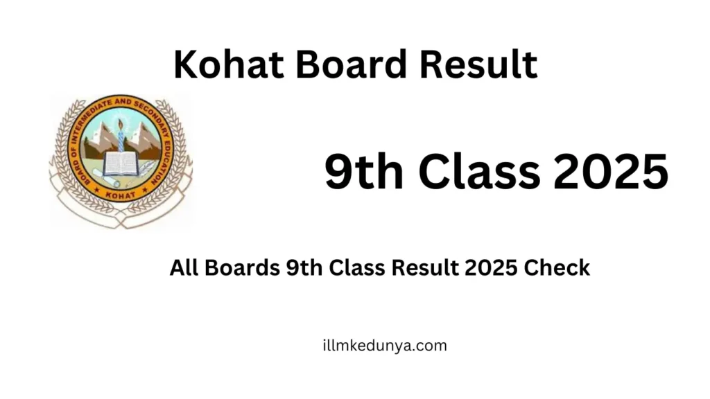 Kohat Board result