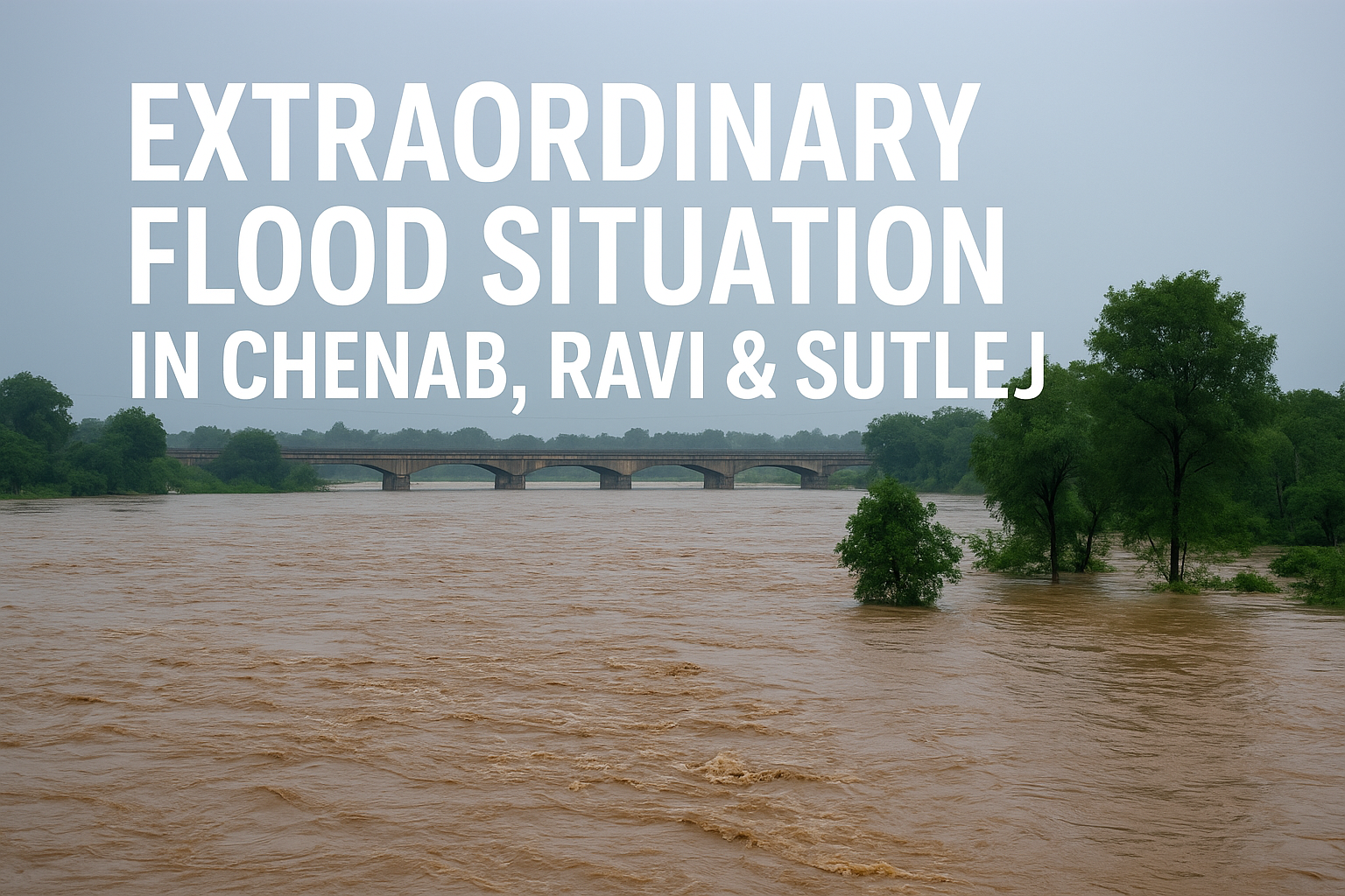 Extraordinary flood situation