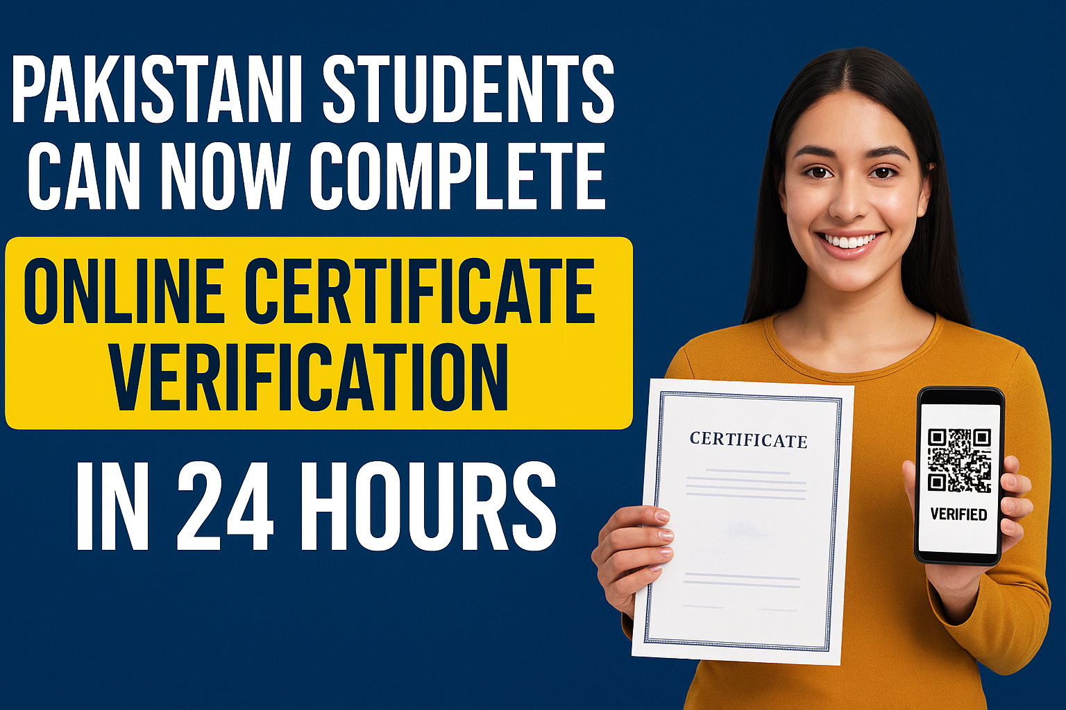 Online Certificate Verification in Pakistan Now Possible Within 24 Hours